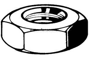 DIN439B Hexagon Thin Nut Type B 六角薄螺帽